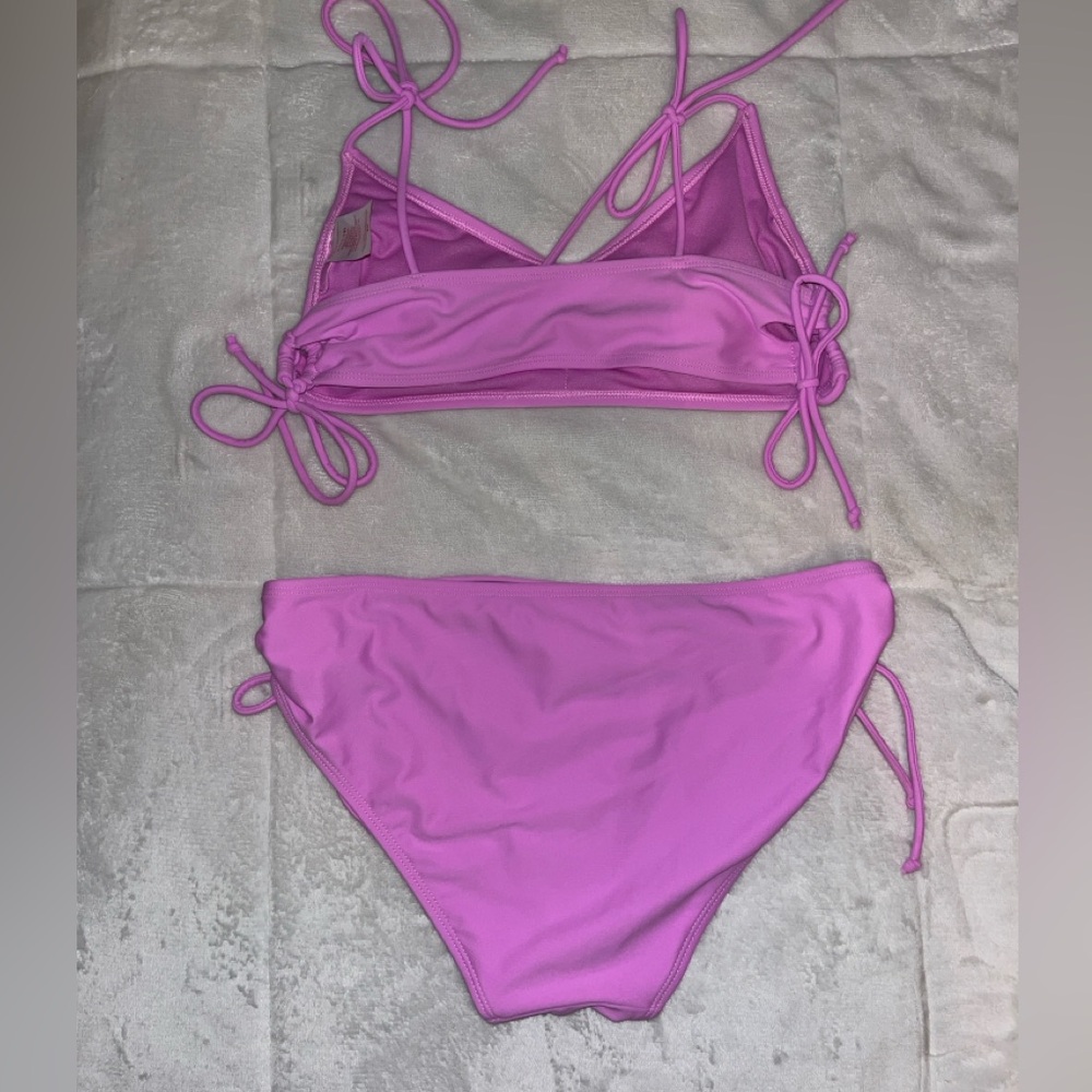 Purple String Bikini - Picture 2 of 4